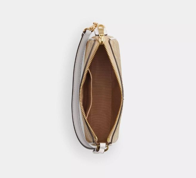 Сумка женская Coach Nolita 19 In Signature Canvas Light Khaki Chalk 1066 фото