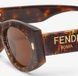 Солнцезащитные очки Fendi Roma Havana acetate sunglasses Brown 1169 фото 3