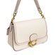 Женская кожаная сумка Coach Soft Tabby Shoulder Bag Brass/Chalk bag003 фото 3