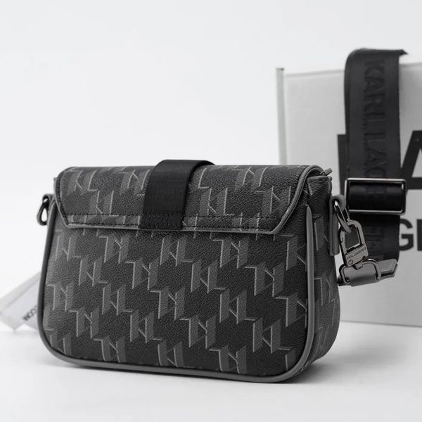 Чоловіча сумка через плече Karl Lagerfeld Black b120136 фото