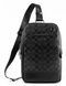 Сумка кожаная Coach Ethan Pack In Signature Canvas черная мужская 196395195367 фото 1