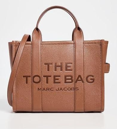 Cумка Marc Jacobs The Leather Medium Tote коричнева 1104 фото