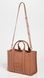 Cумка Marc Jacobs The Leather Medium Tote коричнева 1104 фото 3