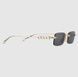 Солнцезащитные очки Gucci Rectangular frame sunglasses gold-toned 1151 фото 2
