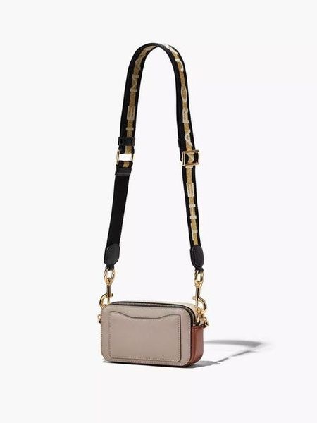 Кожаная сумка Marc Jacobs Snapshot Camera Bag Cement Multi 1040 фото