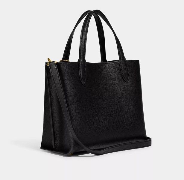 Сумка женская Coach Willow Tote Bag 24 кожаная 1054 фото