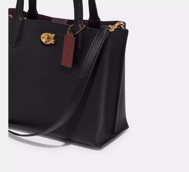 Сумка женская Coach Willow Tote Bag 24 кожаная 1054 фото