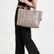 Кожаная сумка Marc Jacobs The Leather Medium Tote Bag Wolf Cement Black 1017 фото 8