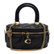 Женская кожаная сумка Coach Trail Crossbody 17 With Pillow Quilting Black/Gold 196395399987 фото 1
