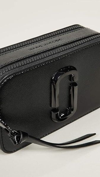 Кожаная сумка Marc Jacobs The Snapshot Black 1000 фото