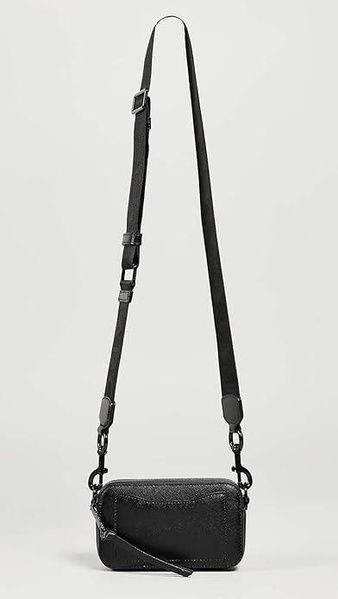 Кожаная сумка Marc Jacobs The Snapshot Black 1000 фото