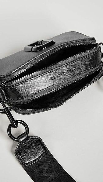 Кожаная сумка Marc Jacobs The Snapshot Black 1000 фото