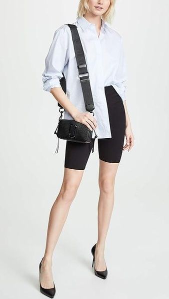 Кожаная сумка Marc Jacobs The Snapshot Black 1000 фото