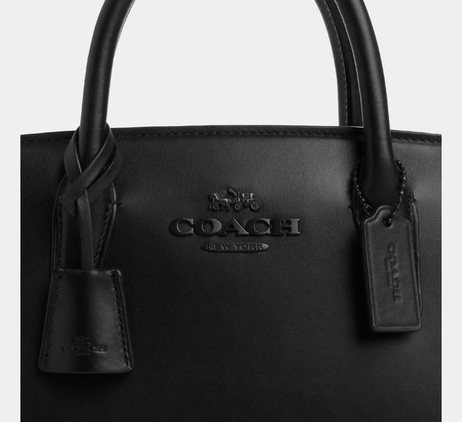 Сумка Coach Andrea Carryall чёрная 1092 фото