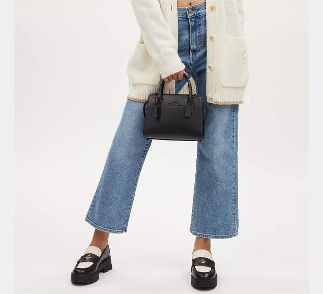 Сумка Coach Andrea Carryall чёрная 1092 фото