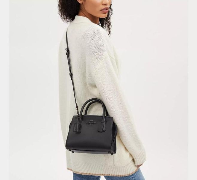 Сумка Coach Andrea Carryall чёрная 1092 фото