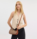 Женская сумка Coach Twisted Teri Shoulder Bag In Signature Canvas Signature Canvas/IM/Tan/Caramel CBI02-Gold фото 3