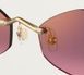 Солнцезащитные очки Panthere de Cartier sunglasses CT0433S-004 55 фиолетовый/золото 1164 фото 3