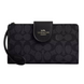Кошелек Coach Phone Wallet In Signature Canvas C2874-SV/Graphite/Black фото 1