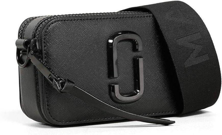 Кожаная сумка Marc Jacobs The Snapshot Black 1000 фото