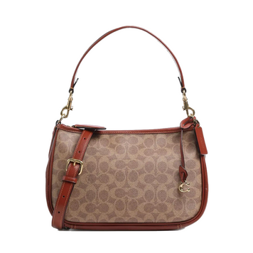 Сумка кожаная Coach Cary Schultertasche Canvas 1085 фото