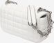 Сумка женская Michael Kors Tribeca Large Quilted Leather Shoulder Bag White/Silver 196237506979 фото 2