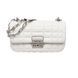 Сумка женская Michael Kors Tribeca Large Quilted Leather Shoulder Bag White/Silver 196237506979 фото 1