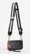 Кожаная сумка Marc Jacobs The Snapshot Black-Red 1002 фото 3