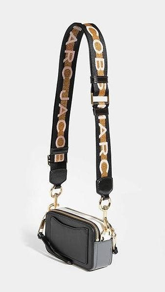 Кожаная сумка Marc Jacobs The Snapshot New Black Multi 1001 фото