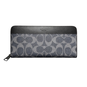 Кошелек Coach Accordion Wallet In Signature Canvas, Denim wc09041 фото