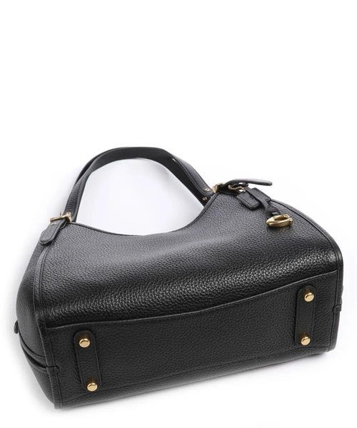 Сумка Coach Lori Hobo bag grained cow leather black 1049 фото