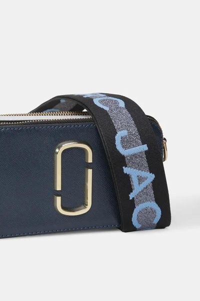 Кожаная сумка Marc Jacobs The Snapshot New Blue Sea Multi 1005 фото