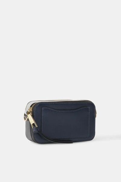 Кожаная сумка Marc Jacobs The Snapshot New Blue Sea Multi 1005 фото