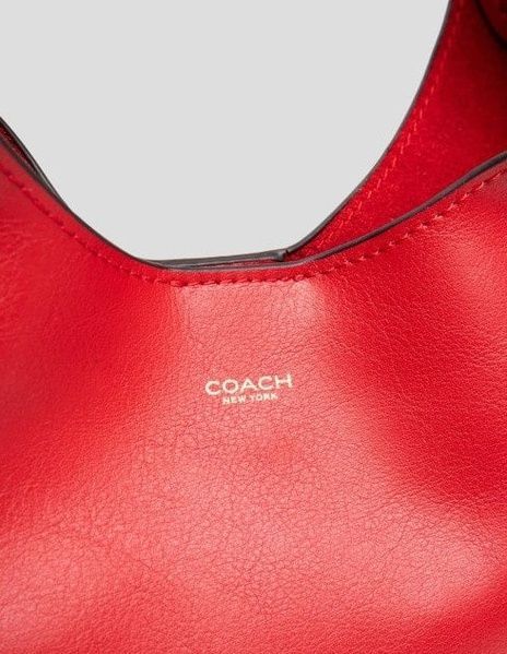 Жіноча шкіряна сумка Coach Brooklyn Shoulder Bag 28 Ruby Red 196395451630 фото
