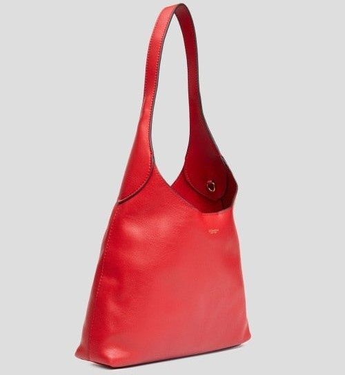 Жіноча шкіряна сумка Coach Brooklyn Shoulder Bag 28 Ruby Red 196395451630 фото