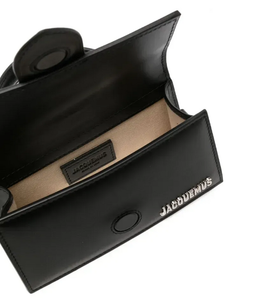 Женская сумка кожаная Jacquemus Le Grand Bambino Shoulder Bag черная (b12062) b12062 фото