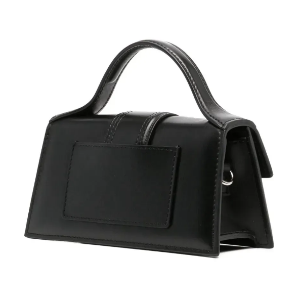 Женская сумка кожаная Jacquemus Le Grand Bambino Shoulder Bag черная (b12062) b12062 фото