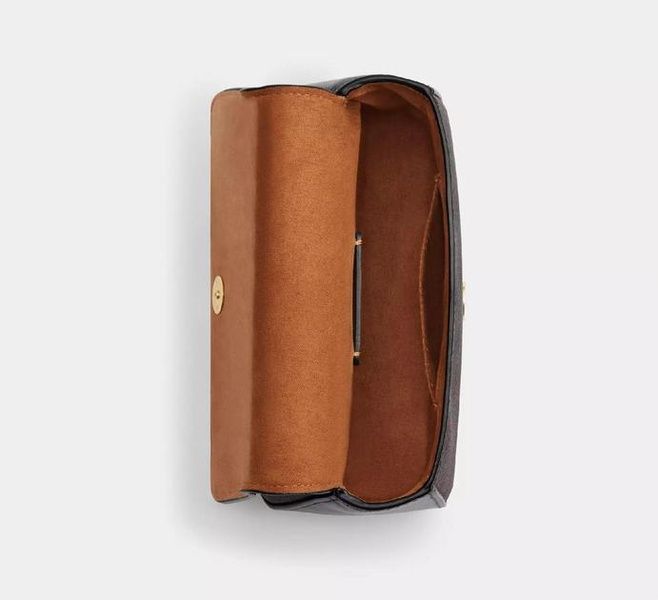 Сумка Coach Lysa Top Handle коричневая 1093 фото