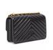 Женская кожаная сумка Pinko Love One Classic Mini, чёрная b09043 фото 2