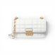 Сумка жіноча Michael Kors Tribeca Small Quilted Leather Shoulder Bag White/Gold b18061 фото 1