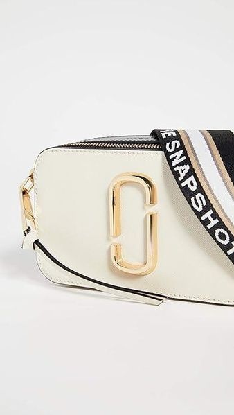 Кожаная сумка Marc Jacobs The Snapshot New Cloud White Multi 1015 фото
