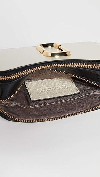 Кожаная сумка Marc Jacobs The Snapshot New Cloud White Multi 1015 фото