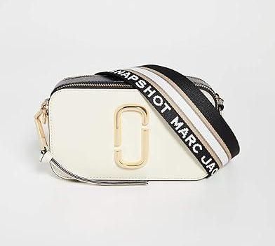 Кожаная сумка Marc Jacobs The Snapshot New Cloud White Multi 1015 фото