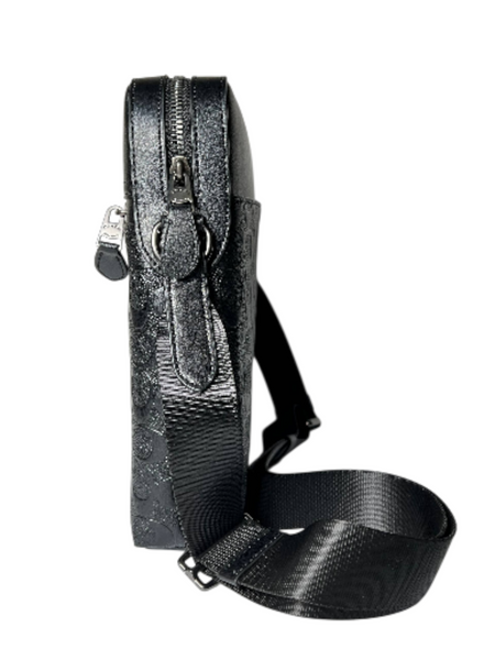 Сумка кожаная Coach Houston Black мужская 1069 фото