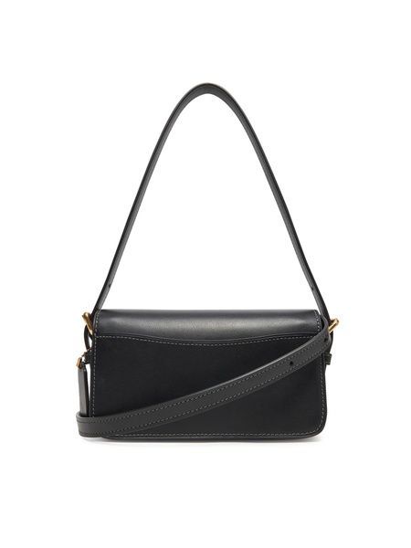 Женская кожаная сумка Coach Zoe Shoulder Bag, черная 481 фото