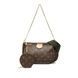 Сумка Louis Vuitton Multi Pochette Accessoires Monogram Canvas коричнева lv09 фото 3