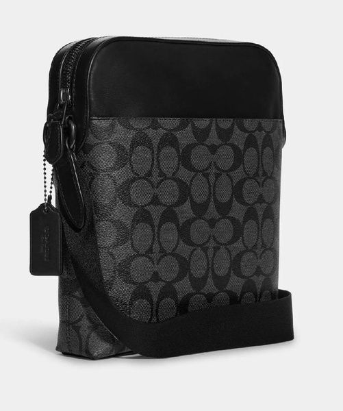 Сумка кожаная Coach Houston Flight Bag мужская 1051 фото