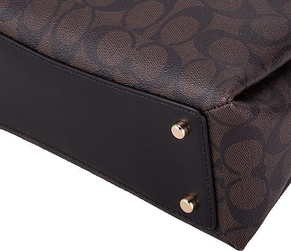Сумка женская Coach Mini Lillie Carryall кожаная (0084) 193971659824 фото
