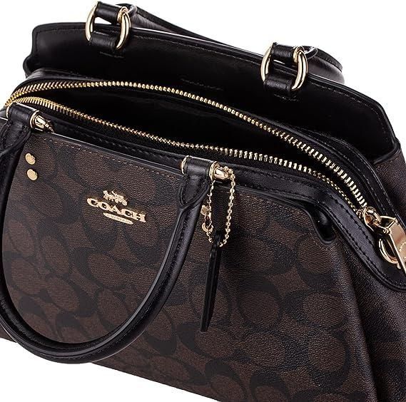 Сумка женская Coach Mini Lillie Carryall кожаная (0084) 193971659824 фото
