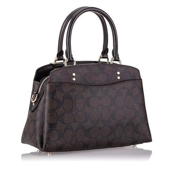 Сумка женская Coach Mini Lillie Carryall кожаная (0084) 193971659824 фото